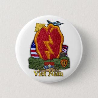 25:e infanteridivisionen Vietnam krig Button Knapp
