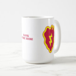 25:e infanteridivisionens märke - Personlig Kaffemugg