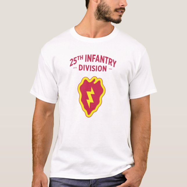 25:e infanteridivisionens märke t shirt (Framsida)