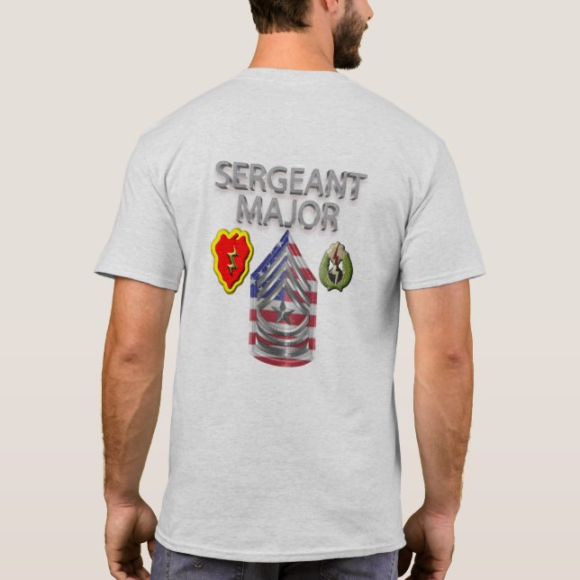 25:e infanteridivisionens sergeant t shirt (Baksida)
