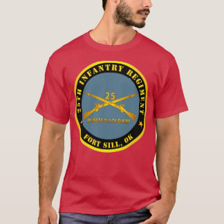 25:e infanteriregimen Fort Sill OK Buffalo Soldie T Shirt