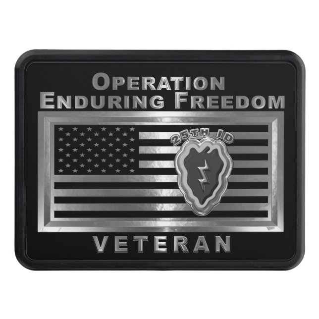 25:e infantry Division Operation Enduring Freedom Dragkroksskydd (Framsidan)