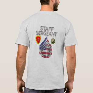 25:e infantry-divisionens sergeant t shirt