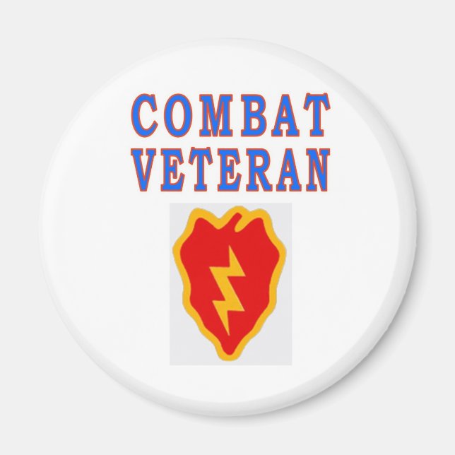 25:e INFANTRYMMEN Magnet (Framsidan)