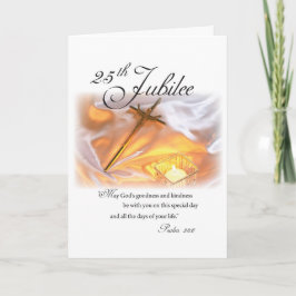 25:e Jubilee Religiösa Life, Nun, Kor Candle Kort