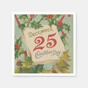 25:e juldagen i december pappersservett