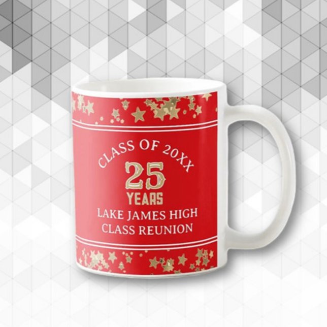 25:e roligt klassåterträffsfavorit kaffemugg (Skapare uppladdad)