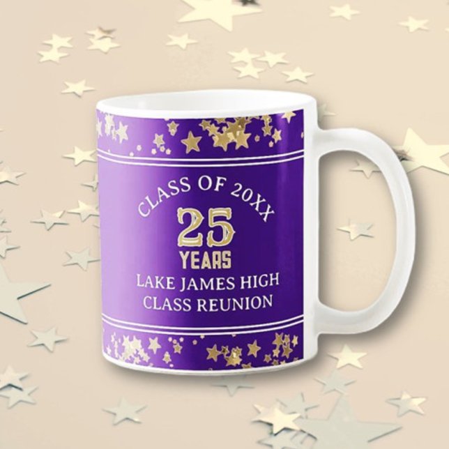 25:e roligt klassåterträffsfavorit kaffemugg (Skapare uppladdad)