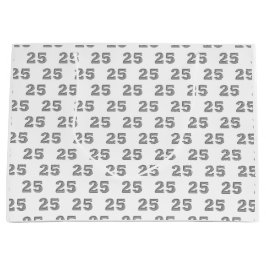 25:e Silver-årsdagen av födelsedag i påsar