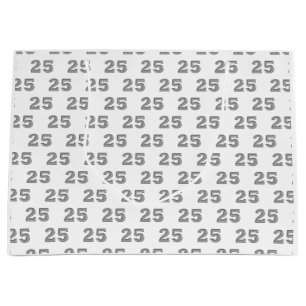 25:e Silver-årsdagen av födelsedag i påsar