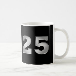 25:e Silver-årsdagen Mugg eller Steins