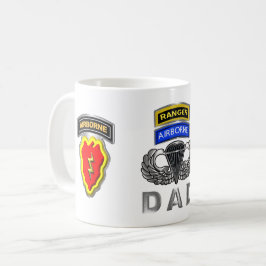 25:e Skogsvaktarn för infanteridivisionen Airborne Kaffemugg