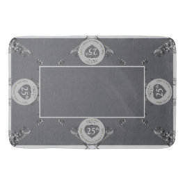 25:e/valfri Bröllop-årsdag Bath Mat Badrumsmatta