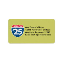 25-etiketter för mellanstatlig överordnad