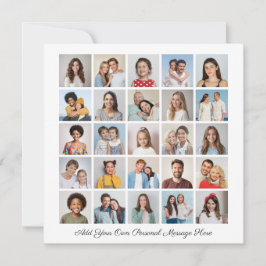 25 Fotokollage Lägg till ditt eget gratulationskor