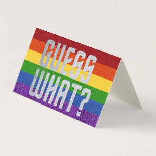 25 HBT Glitter Gissa vad? Kommer ut Kort