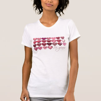 25 HJÄRTA I 25 ÅR T-SHIRT