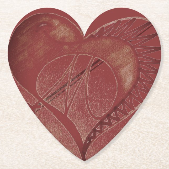 25 HjärtLGM-Underlägg Underlägg Papper (Framsida)