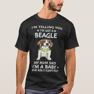 25 Jag säger er att jag inte är en beagle T Shirt