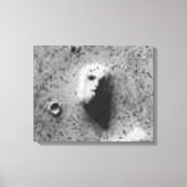 25 juli 1976 Viking Orbiter 1 Image (35a72) Canvastryck (Framsida)