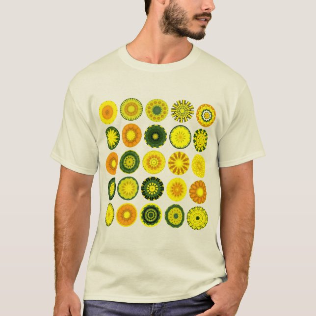 25 Mandalas I - Anpassad T-shirt (Framsida)