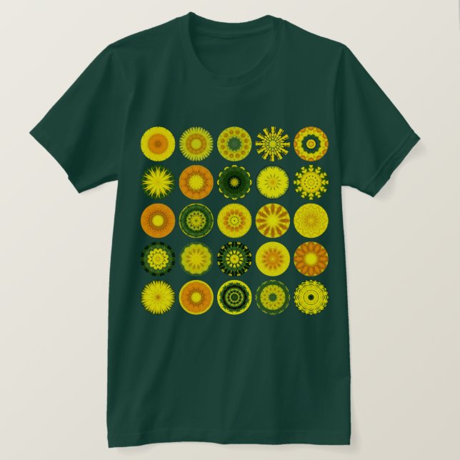 25 Mandalas I - Anpassad T-shirt (Design framsida)