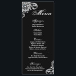 25 Menykort Diamond Necklace Jewlery Bling Meny<br><div class="desc">Den här uppsättningen med 25 adjektiva menukort är ett perfekt som tillägg till varje babydusch eller födelsedagsfest. Ange helt enkelt dina egna menyval och ställe på bord eller tallrikar på dina gäster. Dessa trycks på en 9-tums x 4-tums storlek på högglanskortet, lagrar med en vit 100 lb-täckhöjd. Den här komen...</div>