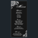 25 Menykort Diamond Necklace Jewlery Bling Meny<br><div class="desc">Den här uppsättningen med 25 adjektiva menukort är ett perfekt som tillägg till varje babydusch eller födelsedagsfest. Ange helt enkelt dina egna menyval och ställe på bord eller tallrikar på dina gäster. Dessa trycks på en 9-tums x 4-tums storlek på högglanskortet, lagrar med en vit 100 lb-täckhöjd. Den här komen...</div>