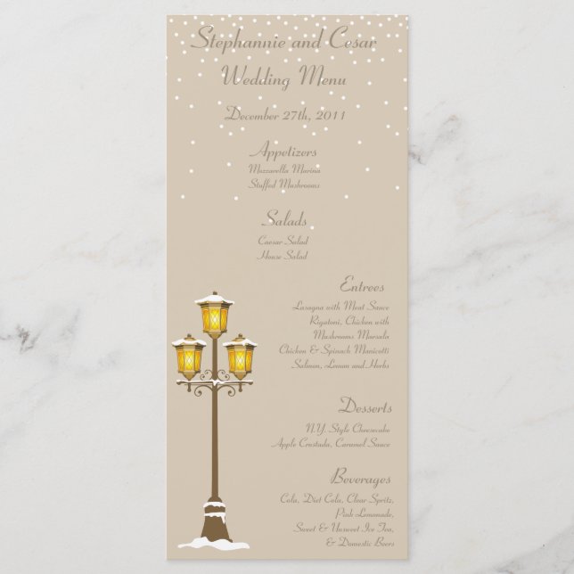 25 Menykort Gamla julafton Meny (Framsida)