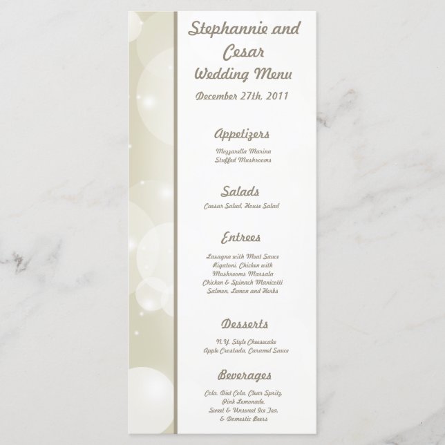 25 Menykort Julstjärnor Meny (Framsida)