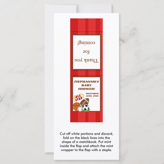 25 Mint Matchbooks All Star Red (Framsida)
