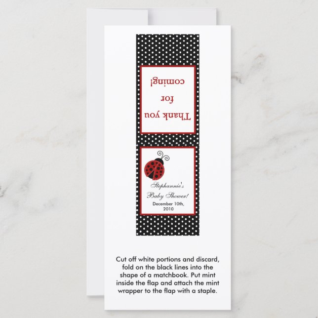 25 Mint Matchbooks Red Ladybug (Framsida)