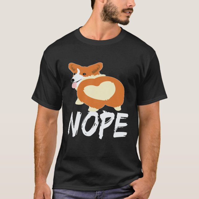 25 Nej - Corgi T Shirt (Framsida)