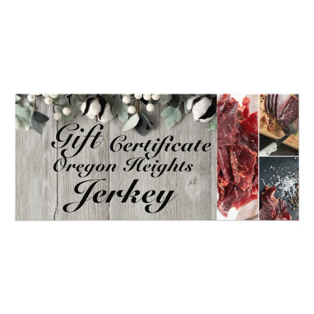 25-pack Business Gift Certificate bomullsfabrik pu Reklamkort (Framsidan)