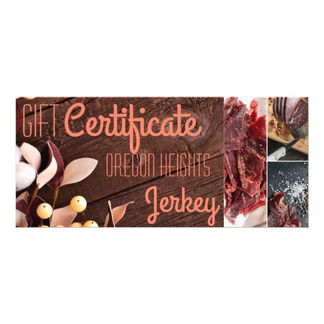 25-pack Business Gift Certificate Cotton Gren på Reklamkort (Framsidan)