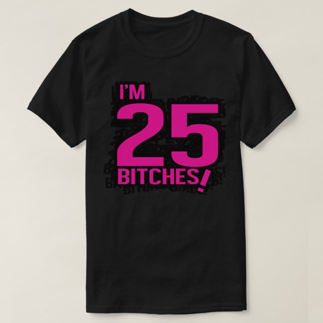 25 tik t shirt (Design framsida)