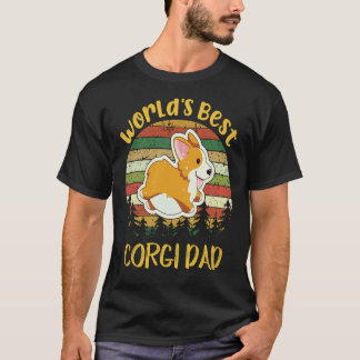 25 Världens bästa Corgi Pappa Corgi T Shirt