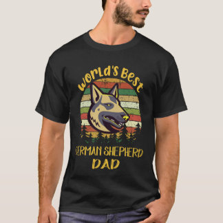 25 världens bästa tyska herde Pappa tyska herde T Shirt
