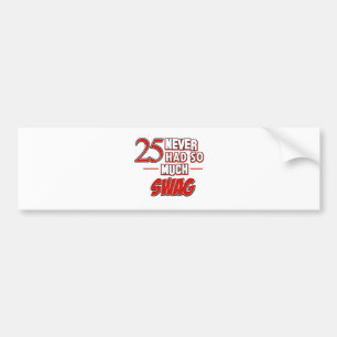25th årsårsdag bildekal