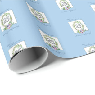 25th Årsdag av den katolska nunnakranen och silve Presentpapper