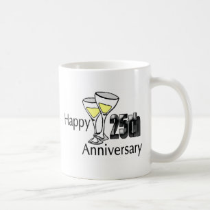 25th årsdag kaffemugg
