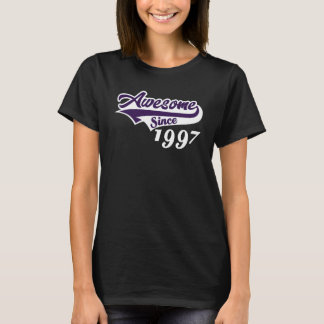 25th Birthday Awesome Since 1997 Age Of Perfection T Shirt