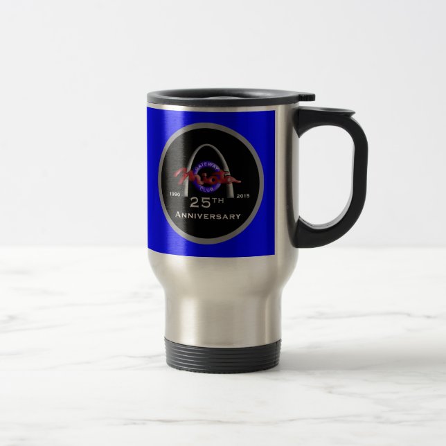 25th Blåtttravel mug Resemugg (Höger)