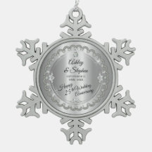25th bröllopsdag för eleganta guld- diamanter