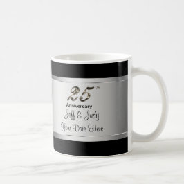 25th Bröllopsdag Kaffemugg