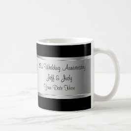 25th Bröllopsdag Kaffemugg