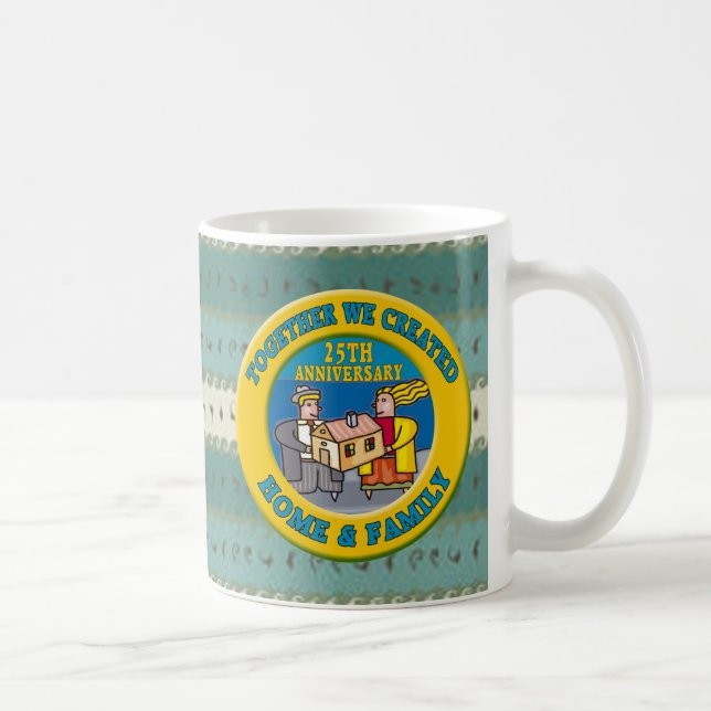 25th Bröllopsdaggåvor Kaffemugg (Höger)