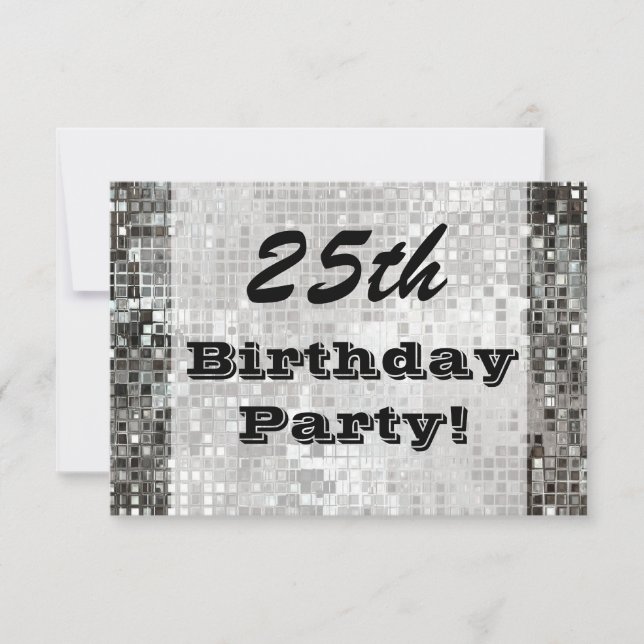 25th Eller någon inbjudan för (Framsida)