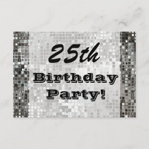 25th Eller någon inbjudan för