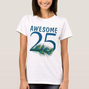 25th Födelsedagskjortor Tee Shirt